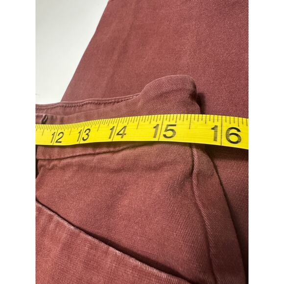 Duluth Trading Women's Stretch Pants Brick Red Size 8x29 - Picture 8 of 11